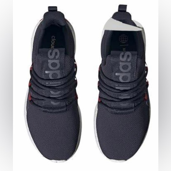 Adidas Women’s Black and White Slip-on Sneakers Tennis Shoes - Picture 2 of 5